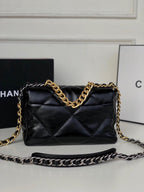chanel-19-large-flap-bag-black Crossbody