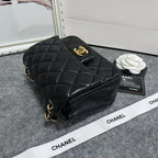 chanel-mini-flap-bag-black Handle