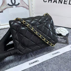 chanel-mini-flap-bag-black Handle