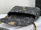 chanel-19-small-black-and-white-orea-tweed Shoulder