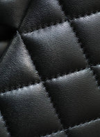 chanel-timeless-classic-flap-bag-silver-hardware Shoulder