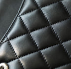 chanel-timeless-classic-flap-bag-silver-hardware Shoulder