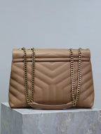 ysl-loulou-small-bag-beige-brown Crossbody