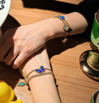 VCA LUCKY SPRING BUTTERFLY 5 MOTIF BRACELET