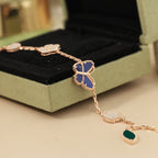 VCA LUCKY SPRING BUTTERFLY 5 MOTIF BRACELET