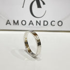 CARTIER LOVE RING 4MM 1 DIAMOND