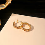CARTIER CLASH SMALL HOOP EARRINGS