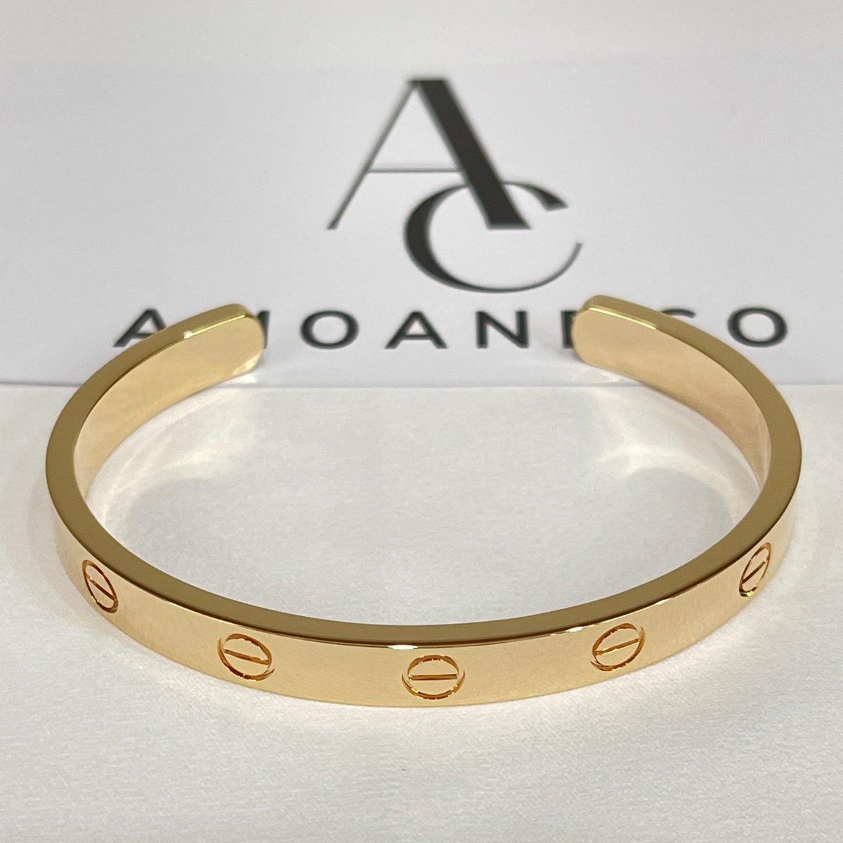 CARTIER LOVE BRACELET 6.1MM OPEN CUFF