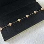 VCA CLOVER 6 MOTIF DIAMOND BRACELET