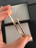 CARTIER JUSTE BRACELET 3.5MM DIAMONDS