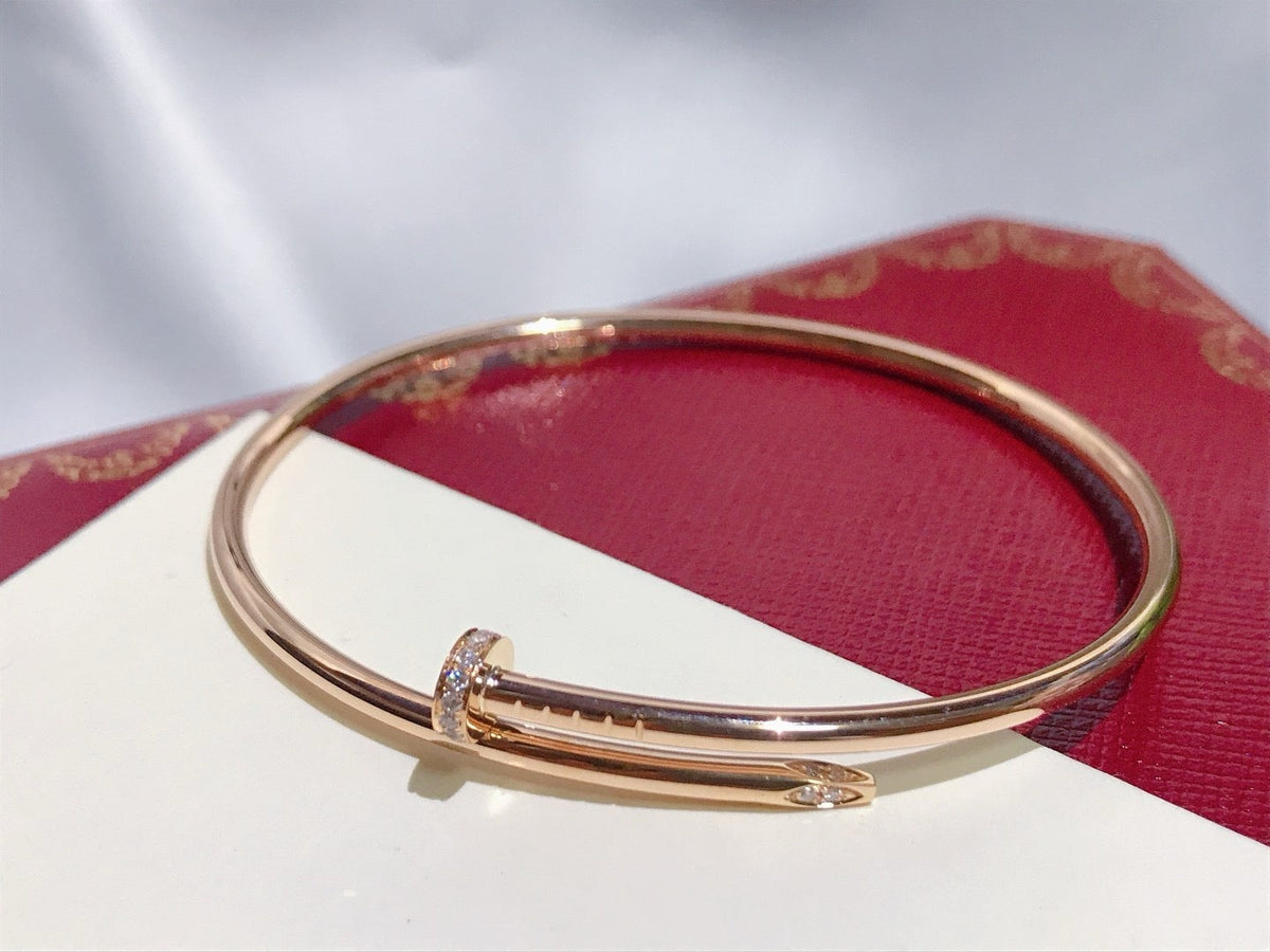 CARTIER JUSTE BRACELET 2.5MM DIAMONDS