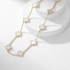 VCA CLOVER 10 MOTIFS WHITE MOTHER OF PEARL NECKLACE