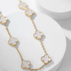 VCA CLOVER 10 MOTIFS WHITE MOTHER OF PEARL NECKLACE