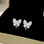 VCA BUTTERFLY ALL DIAMOND EARRINGS