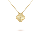VCA CLOVER 15MM LASER NECKLACE