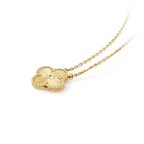 VCA CLOVER 15MM LASER NECKLACE