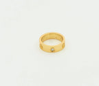 CARTIER LOVE RING 5.5MM 3 DIAMONDS GOLD