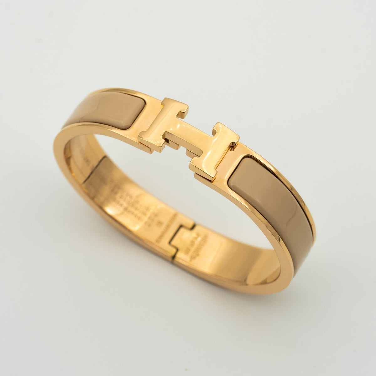 HERMES H GREY BRACELET