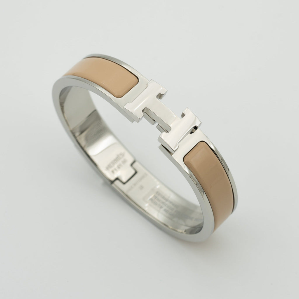 HERMES H GREY BRACELET
