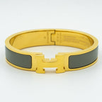 HERMES H BRACELET BLUE GREEN 12MM