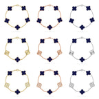 VCA CLOVER 5 MOTIF LAPIS LAZULI BRACELET COLLECTION