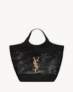 ysl-icare-in-raffia Tote