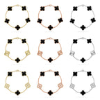 VCA CLOVER 5 MOTIF ONYXS BRACELET COLLECTION