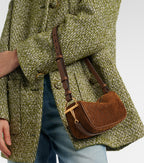 gucci-half-horsebit-suede-shoulder-bag Shoulder