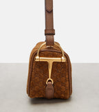 gucci-half-horsebit-suede-shoulder-bag Shoulder