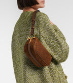 gucci-half-horsebit-suede-shoulder-bag Shoulder