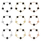VCA CLOVER 5 MOTIF PULSAR STONE BRACELET COLLECTION