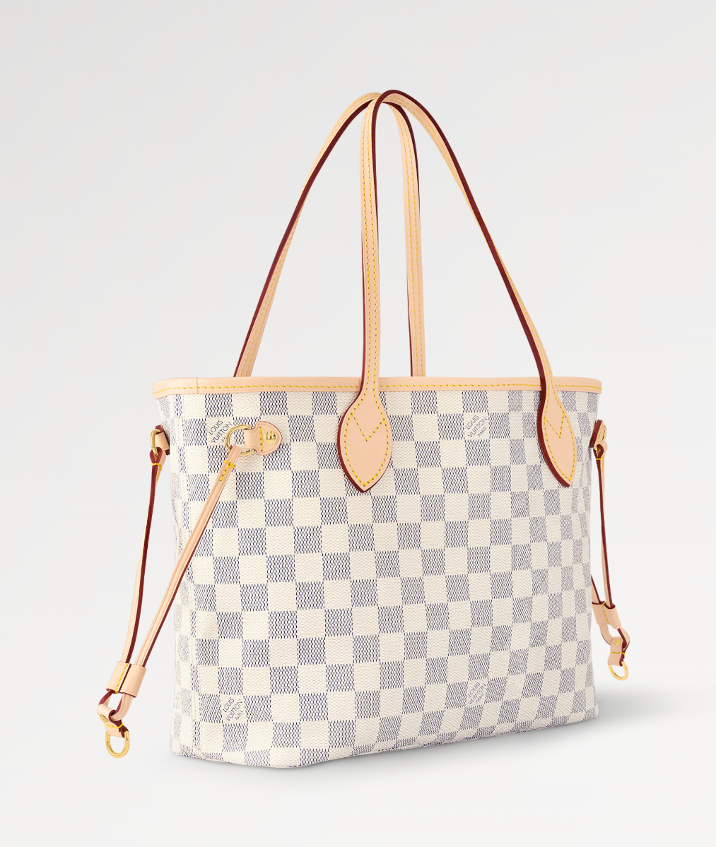 louis-vuitton-neverfull-pm-damier-azur Tote