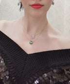 CHAUMET JEUX DE PINK GOLD DIAMOND NECKLACE