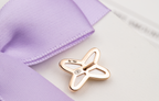 CHAUMET JEUX DE WHITE MOP PINK GOLD DIAMOND EARRINGS