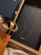 LOUIS VUITTON BLOSSOM PENDANT PINK GOLD AND DIAMOND