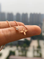 LOUIS VUITTON BLOSSOM PENDANT PINK GOLD AND DIAMOND