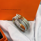 HERMES CLASSIC HM CLIC GREEN 8MM ENAMEL BRACELET
