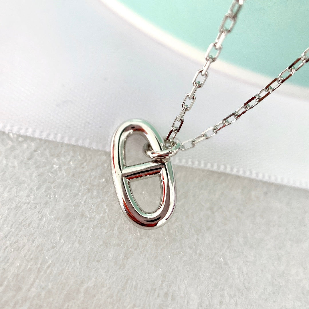 HERMES HM PIG NOSE NECKLACE