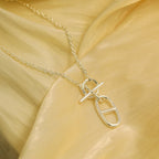 HERMES HM CHAINE D'ANCRE PENDANT NECKLACE STERLING SILVER