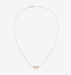 FRED FORCE 10 DIAMOND PINK GOLD NECKLACE MINI MODEL