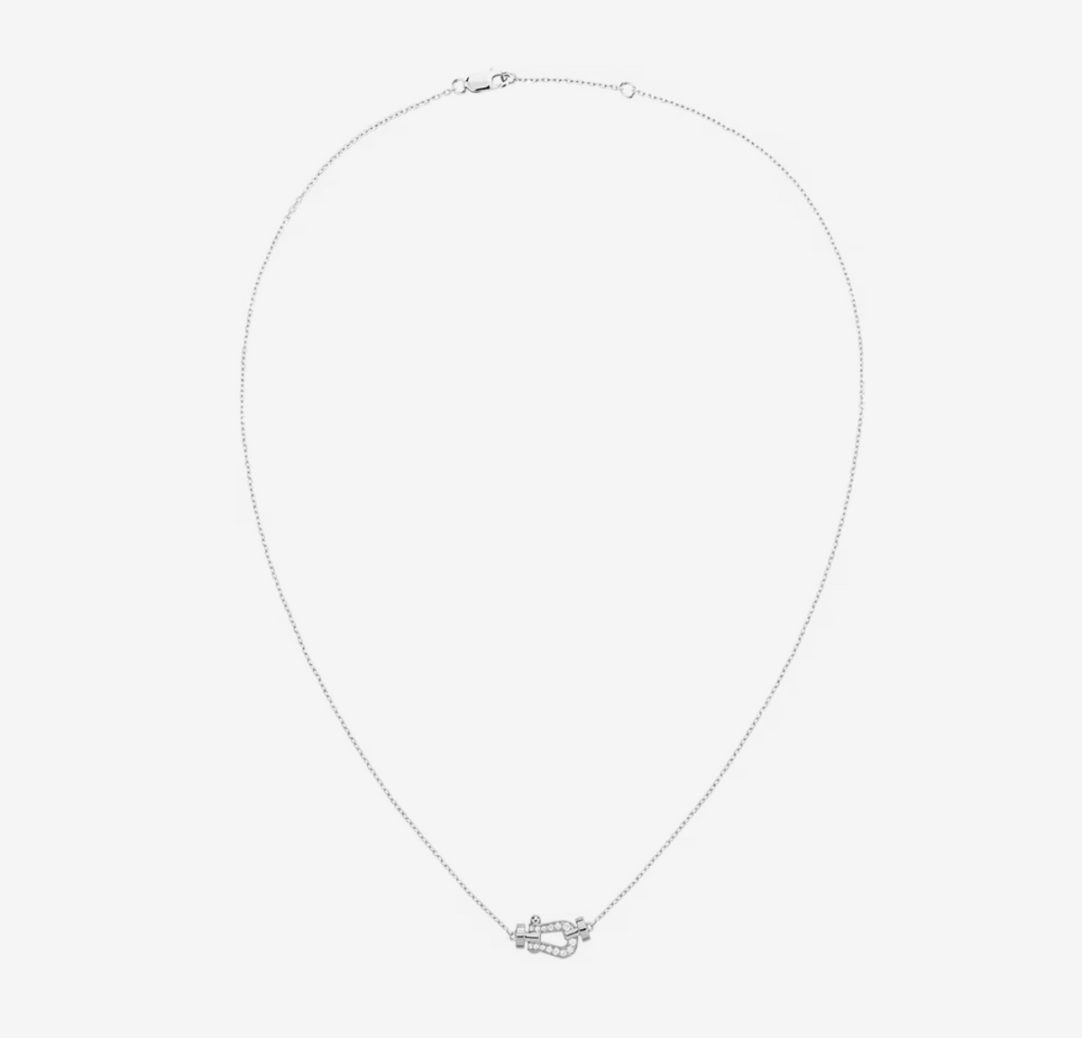 FRED FORCE 10 DIAMOND SILVER NECKLACE MINI MODEL