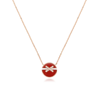 CHAUMET JEUX DE ROSE GOLD DIAMOND NECKLACE