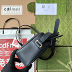 gucci-blondie-small-shoulder-dark-blue-leather-bag-21x15-5x5cm Crossbody