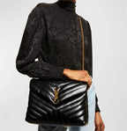 ysl-medium-32-loulou-bag-black-in-gold-32x22x11cm Crossbody