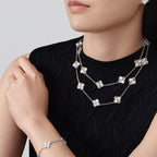 VCA CLOVER 20 MOTIFS DIAMOND SILVER