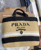 prada-raffia-bag Tote