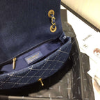 chanel-denim-quilted-flap-bag-copy Shoulder