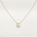 CARTIER AMULETTE ROSE GOLD MOP NECKLACE