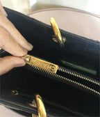 authentic-chanel-cc-blackgold-caviar-quilted-grand-shopping-tote Tote