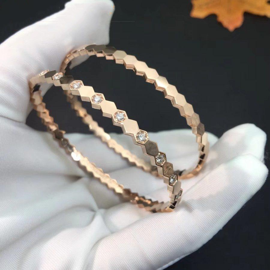 CHAUMET BEE LOVE SILVER DIAMOND BRACELET